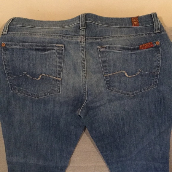 7 for All Mankind straight leg jeans size 27 - Picture 3 of 4